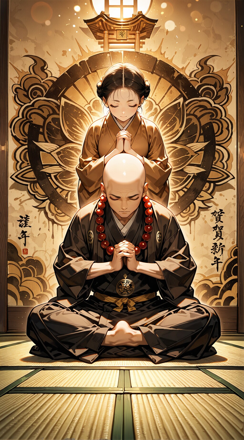 和尚和 2 (一部髪有り)