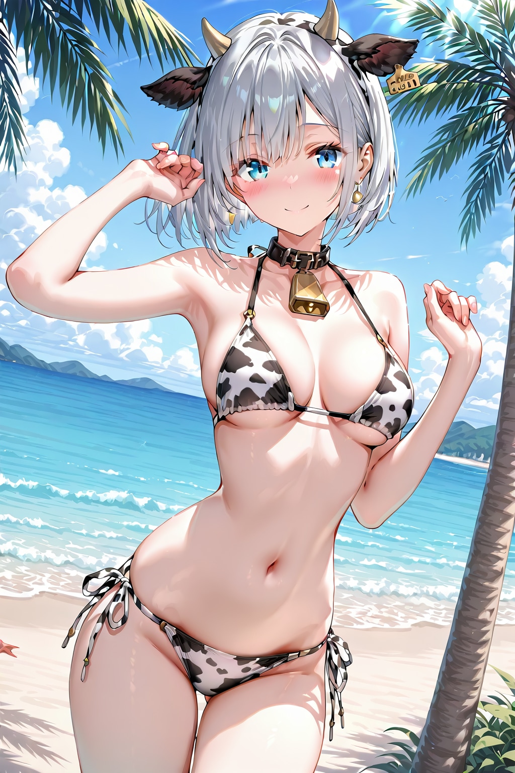 牛柄ビキニ