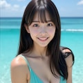 秋でもエメラルドグリーンの海が好き♪ 2枚目