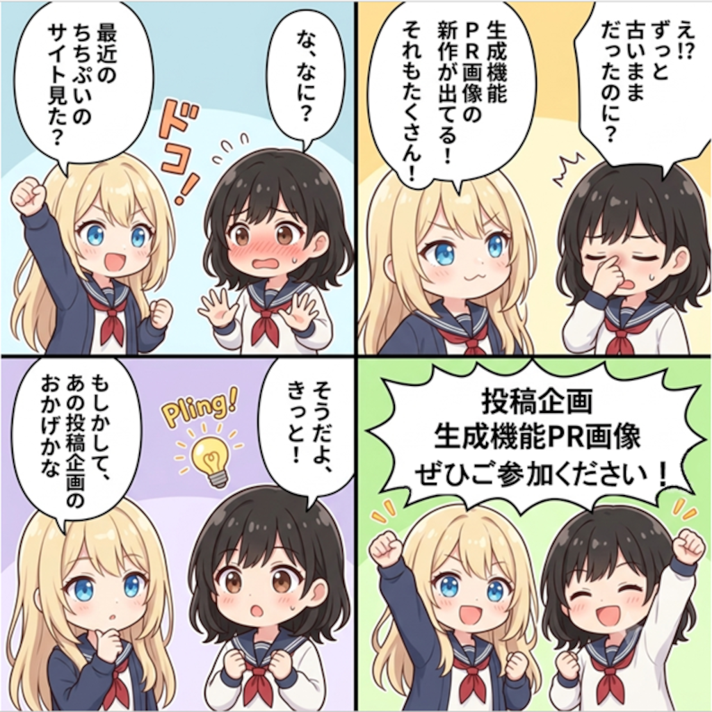 運営さんの本気を見た！投稿企画宣伝マンガ