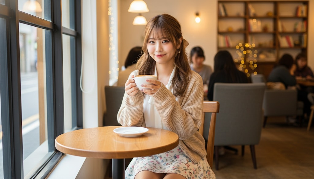 カフェでほっと一息