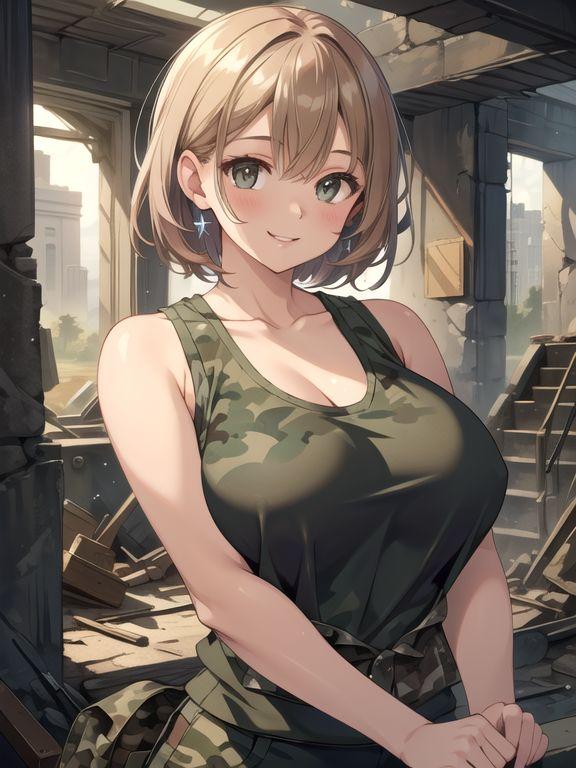 戦場の休息