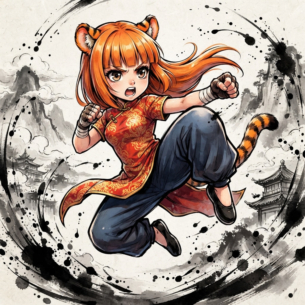ケモミミカンフー191 | の人気AIイラスト・グラビア