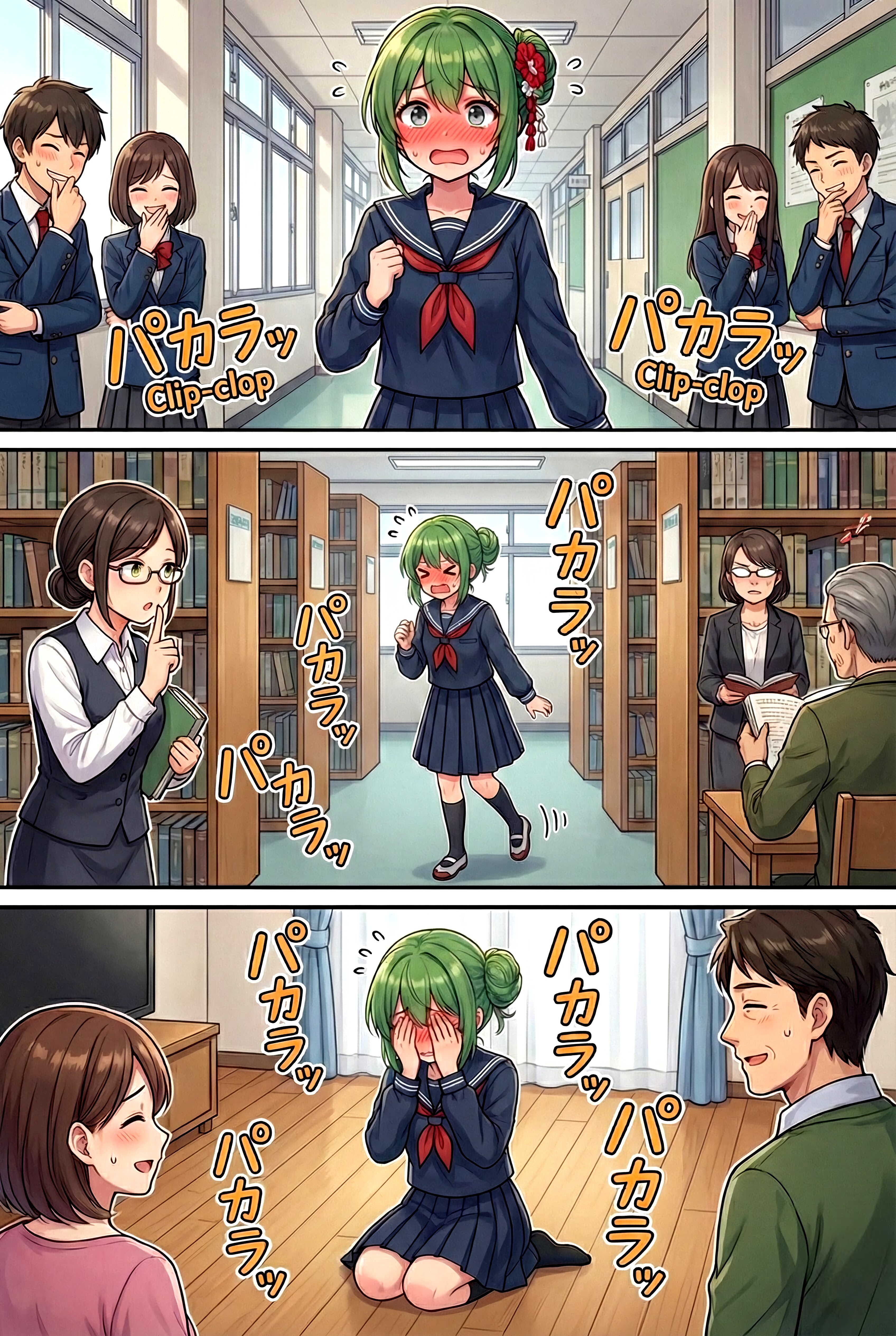 馬の蹄音が鳴る幸子