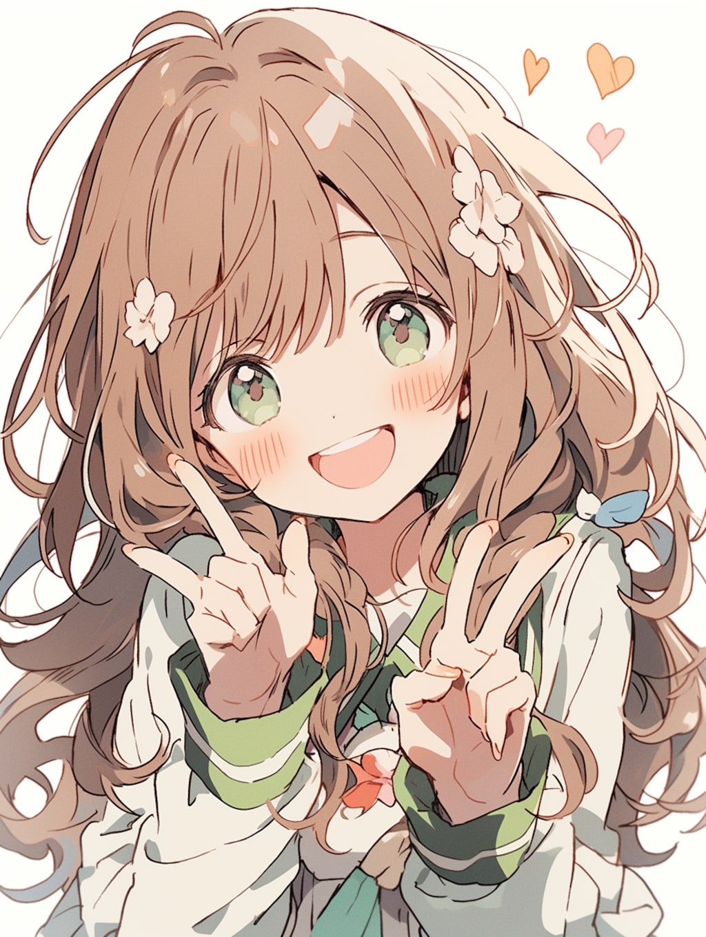 Vサインガールズ peace sign girl