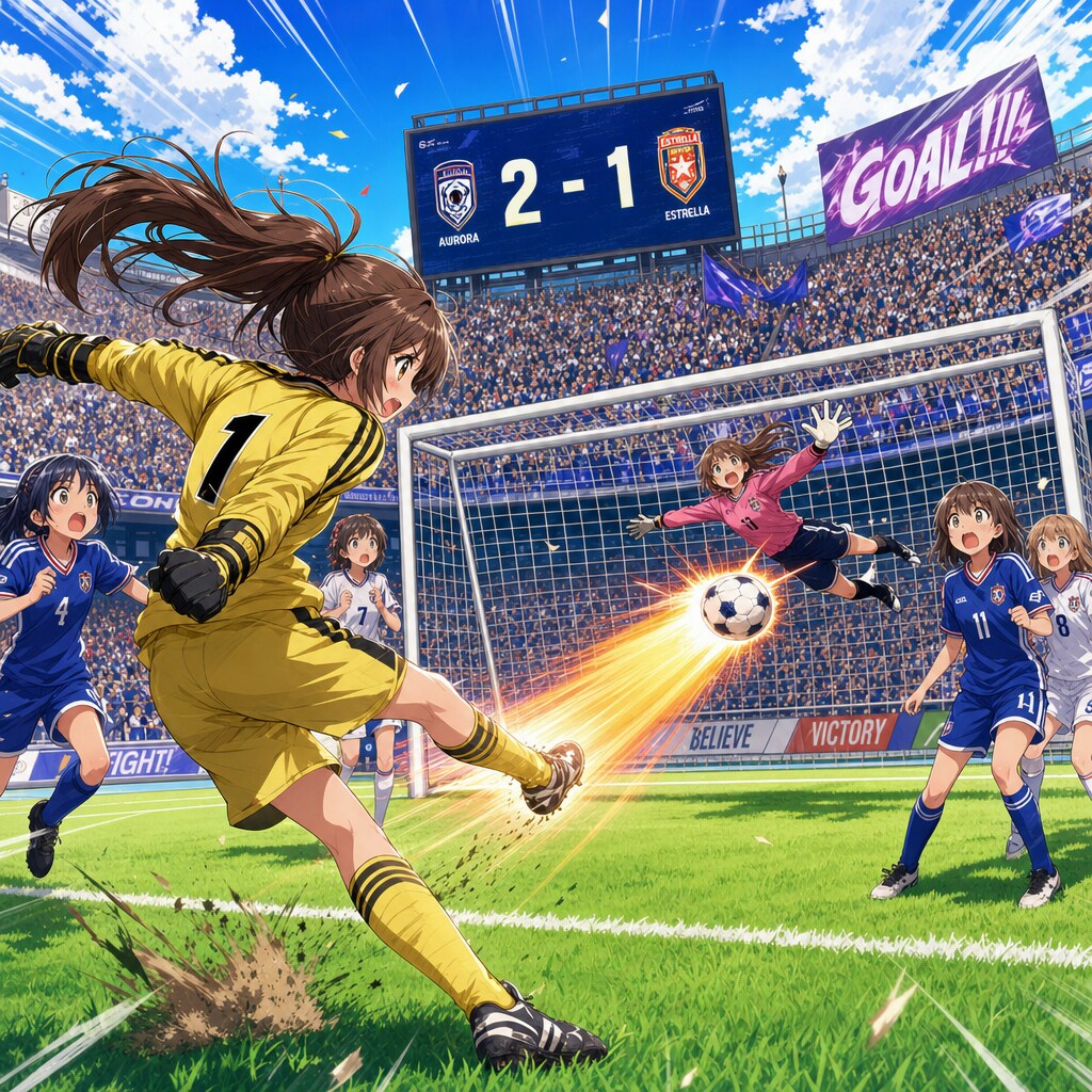 ボールを相手のゴールにシュゥゥゥーッ！！