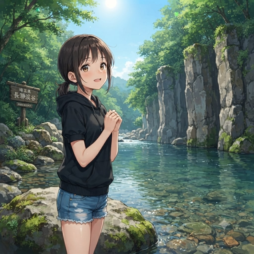 埼玉県：長瀞渓谷（×）