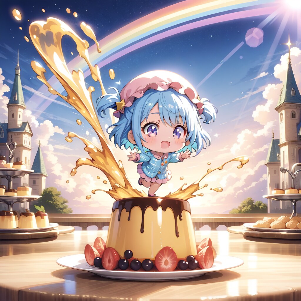 プリンを夢見る女の子　LARIMAR | の人気AIイラスト・グラビア