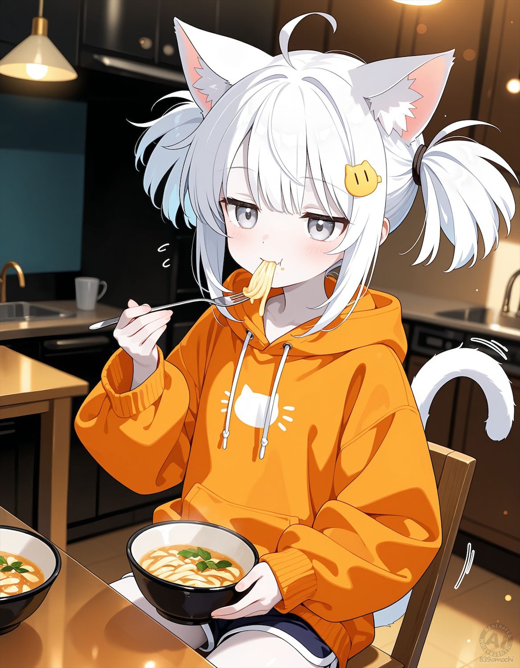 白猫のましろ
