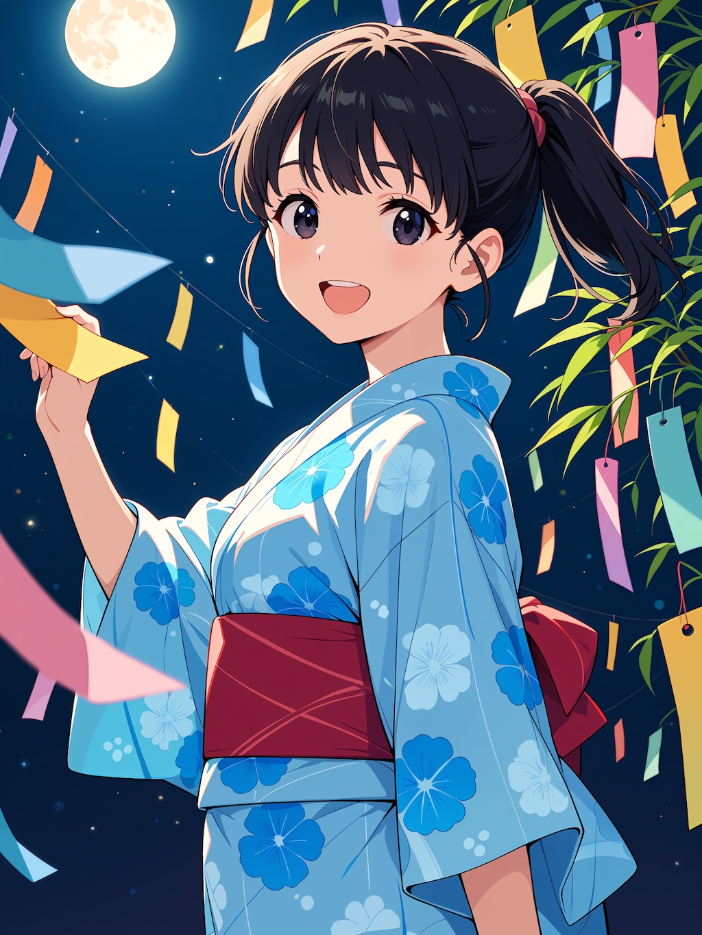 七夕の日に満月なんて、素敵だね！【Anima】