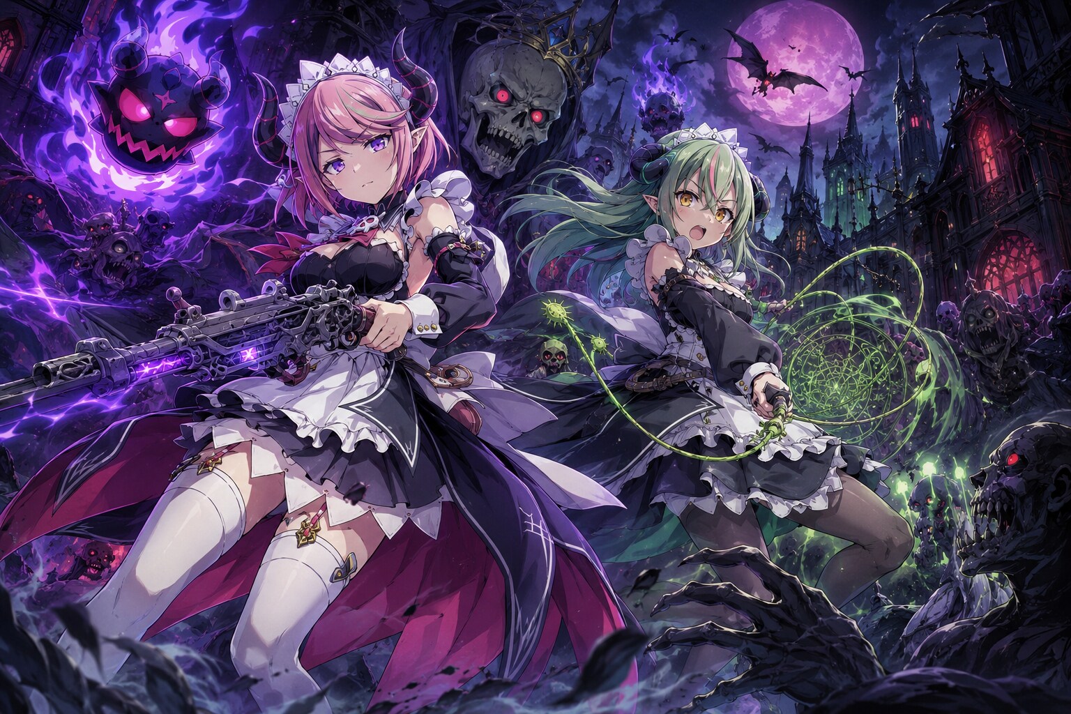 悪魔メイド姉妹