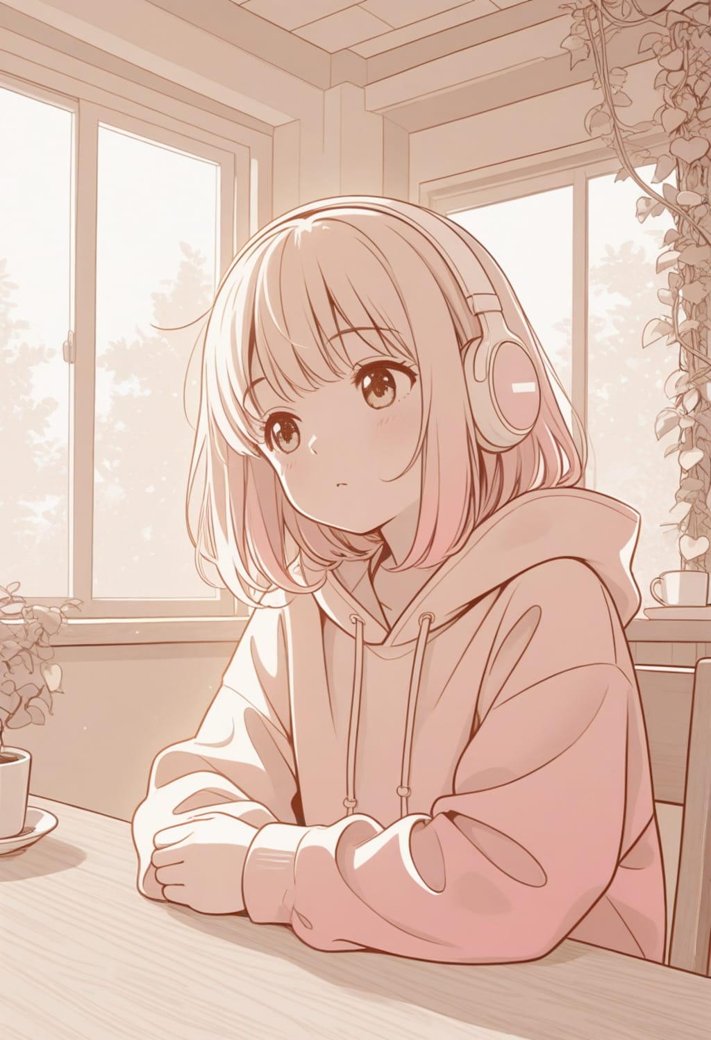 ヘッドフォンの少女(3)