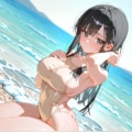 一定の角度からは見えない水着 5枚目