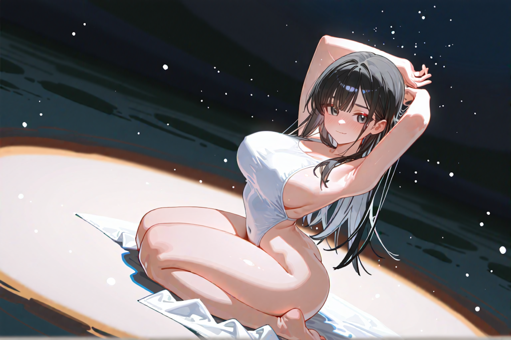 一定の角度からは見えない水着