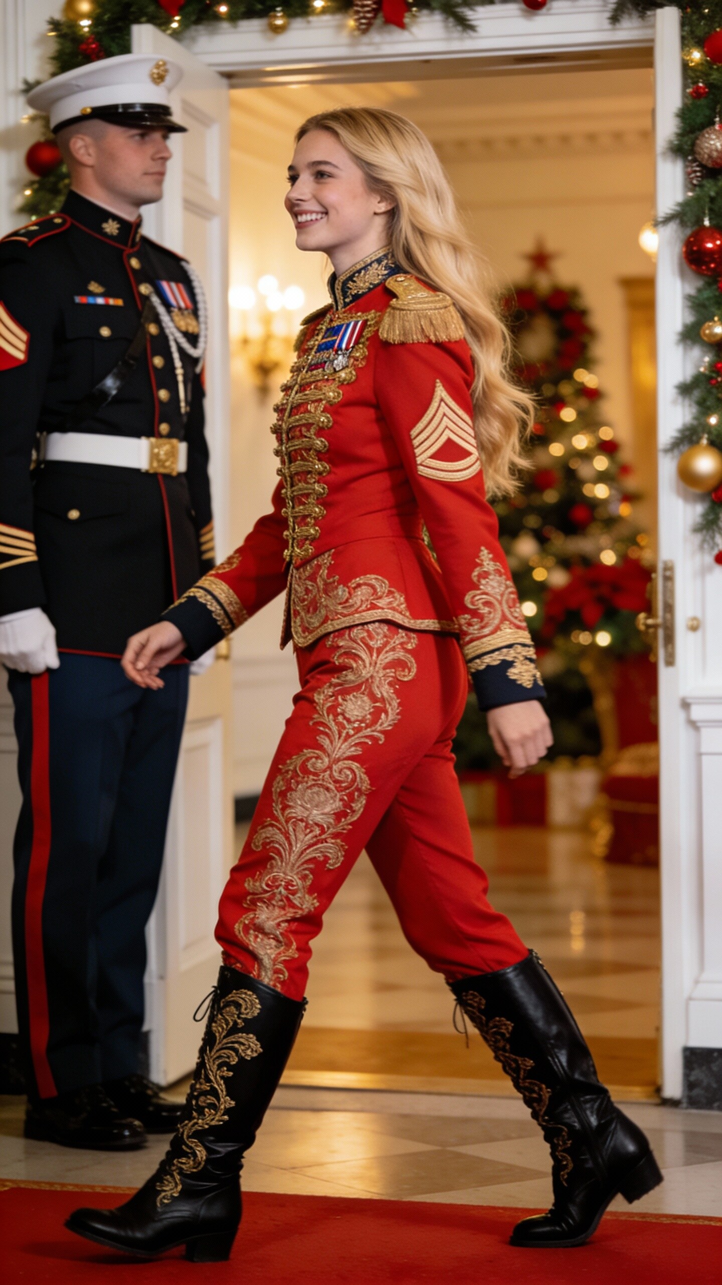 クール元帥テイラー・カサブランカスのホワイトハウス警備　クリスマスエディション