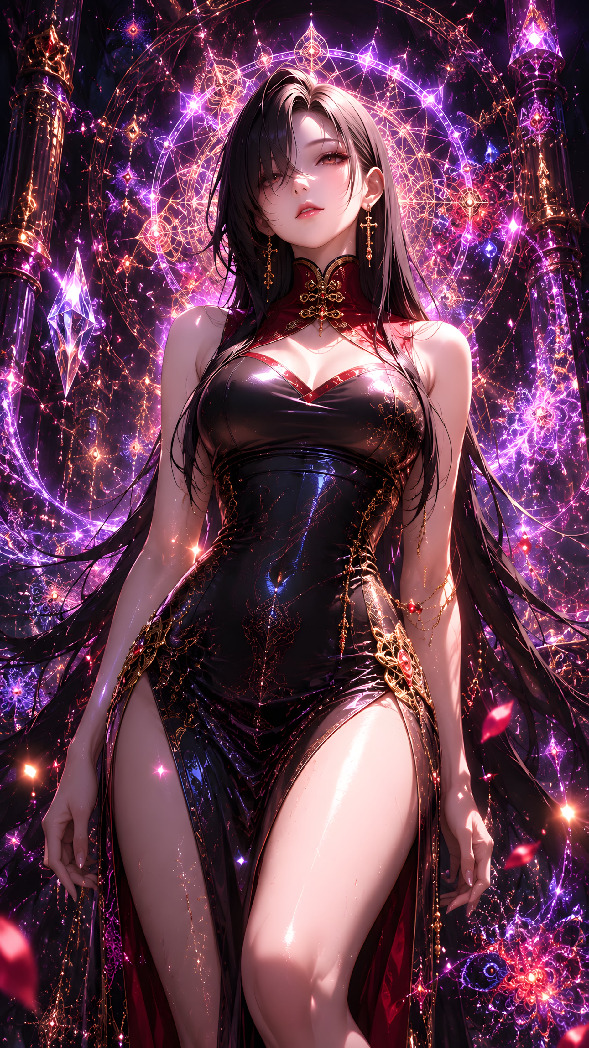 深紅の魔導姫 ― 紫焔に刻まれしフラクタル神殿 ―