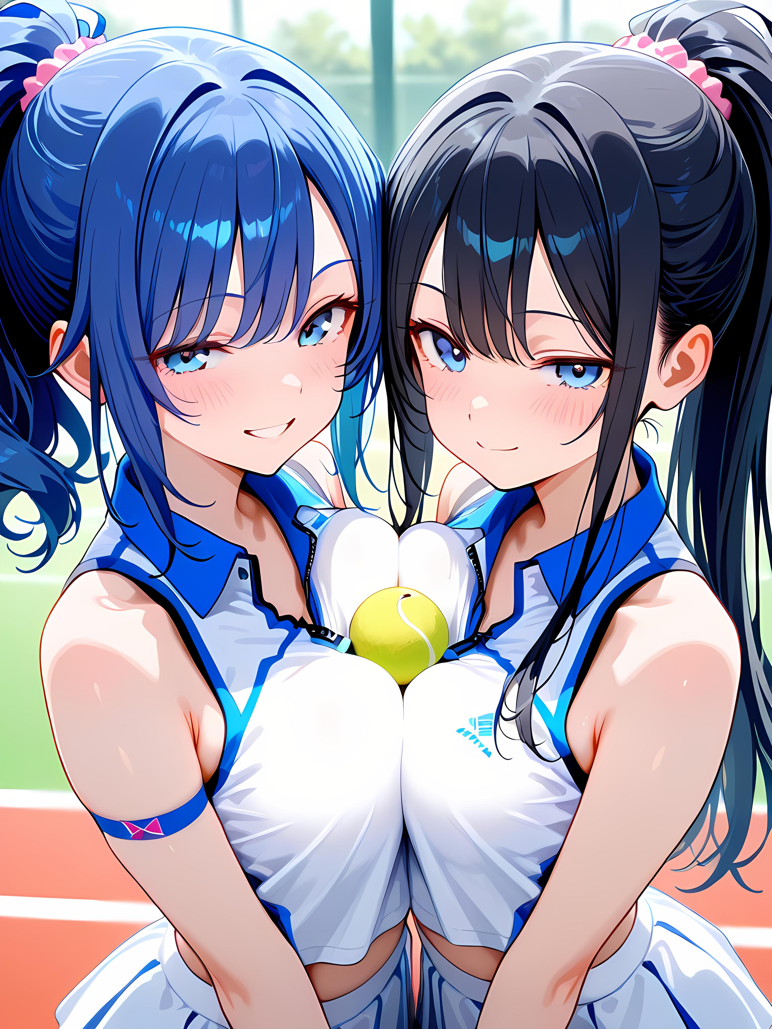 人気のダブルスペア | の人気AIイラスト・グラビア