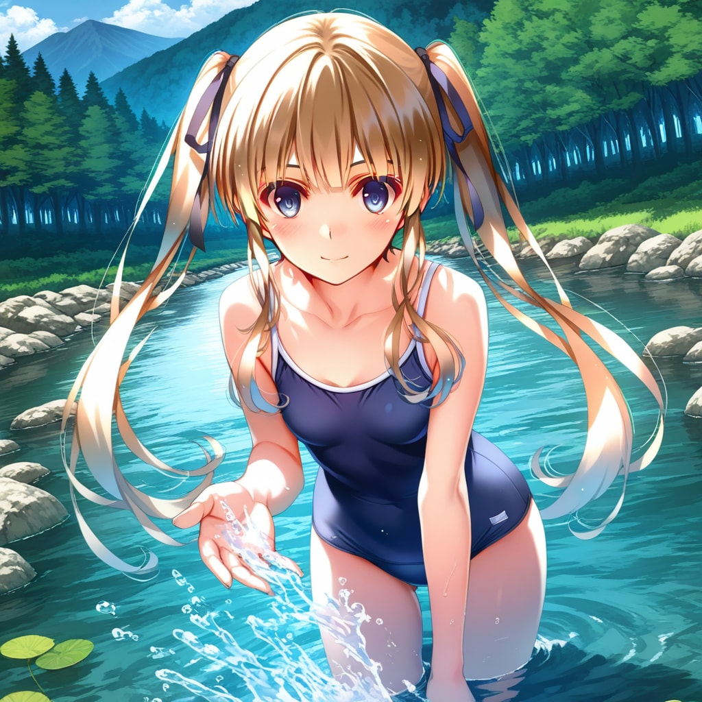 えりり水遊び