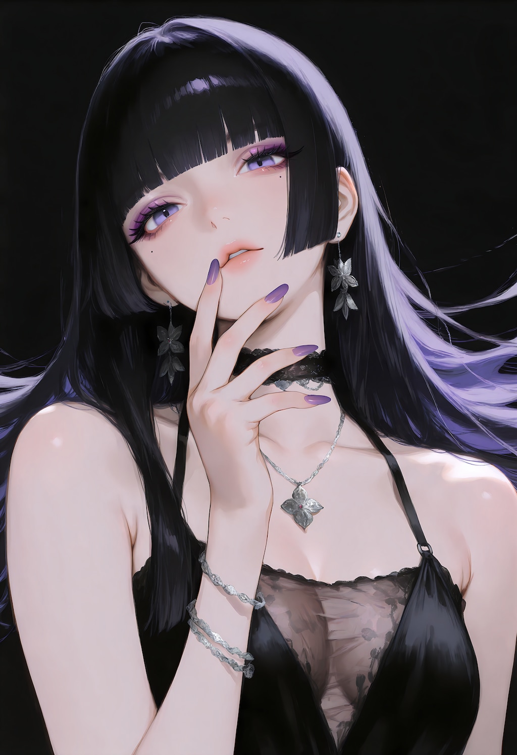 紫夜の瞳