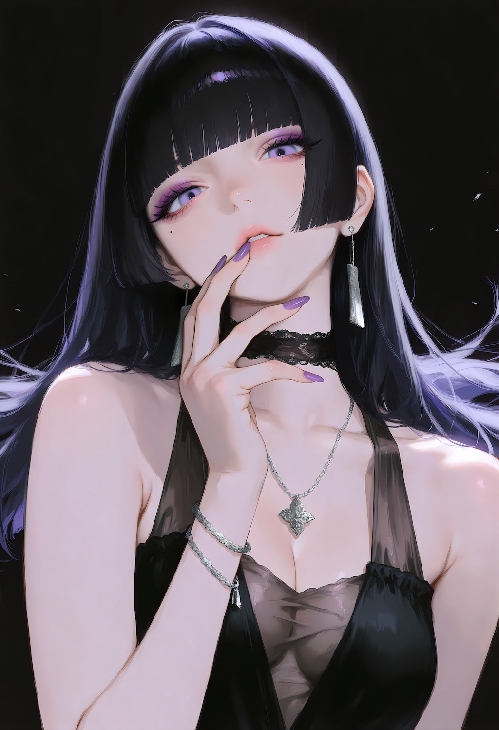 紫夜の瞳