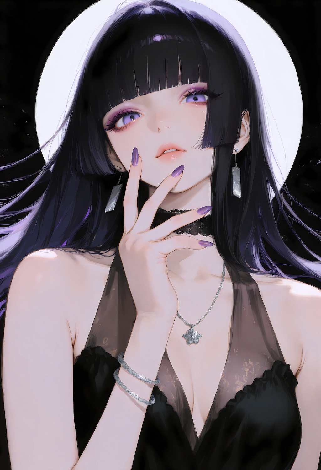 紫夜の瞳