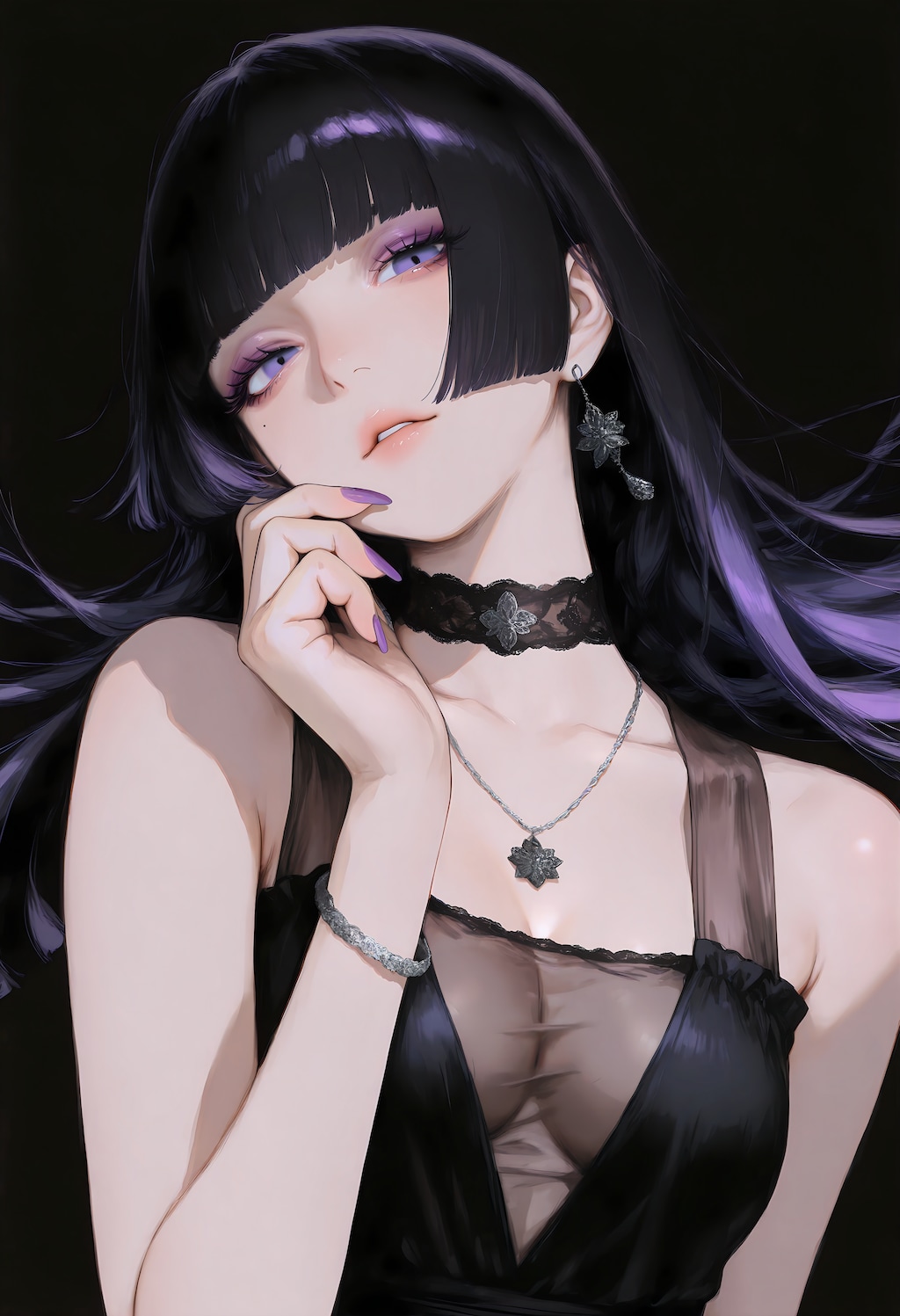 紫夜の瞳