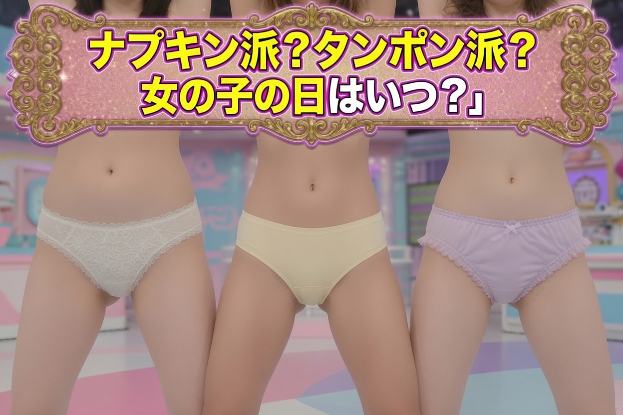 人気タレントのヒミツ　その２（生理描写あり　閲覧注意）
