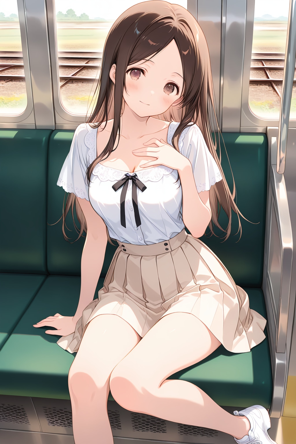 ある日の電車で『荷物大変そうですね。よかったら、隣どうぞ？』