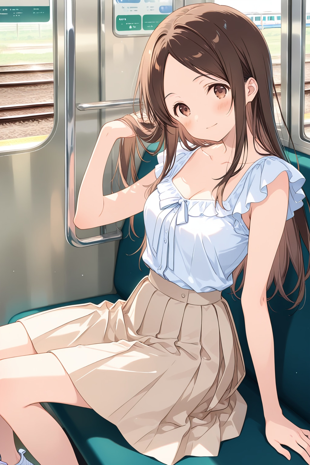 ある日の電車で『荷物大変そうですね。よかったら、隣どうぞ？』