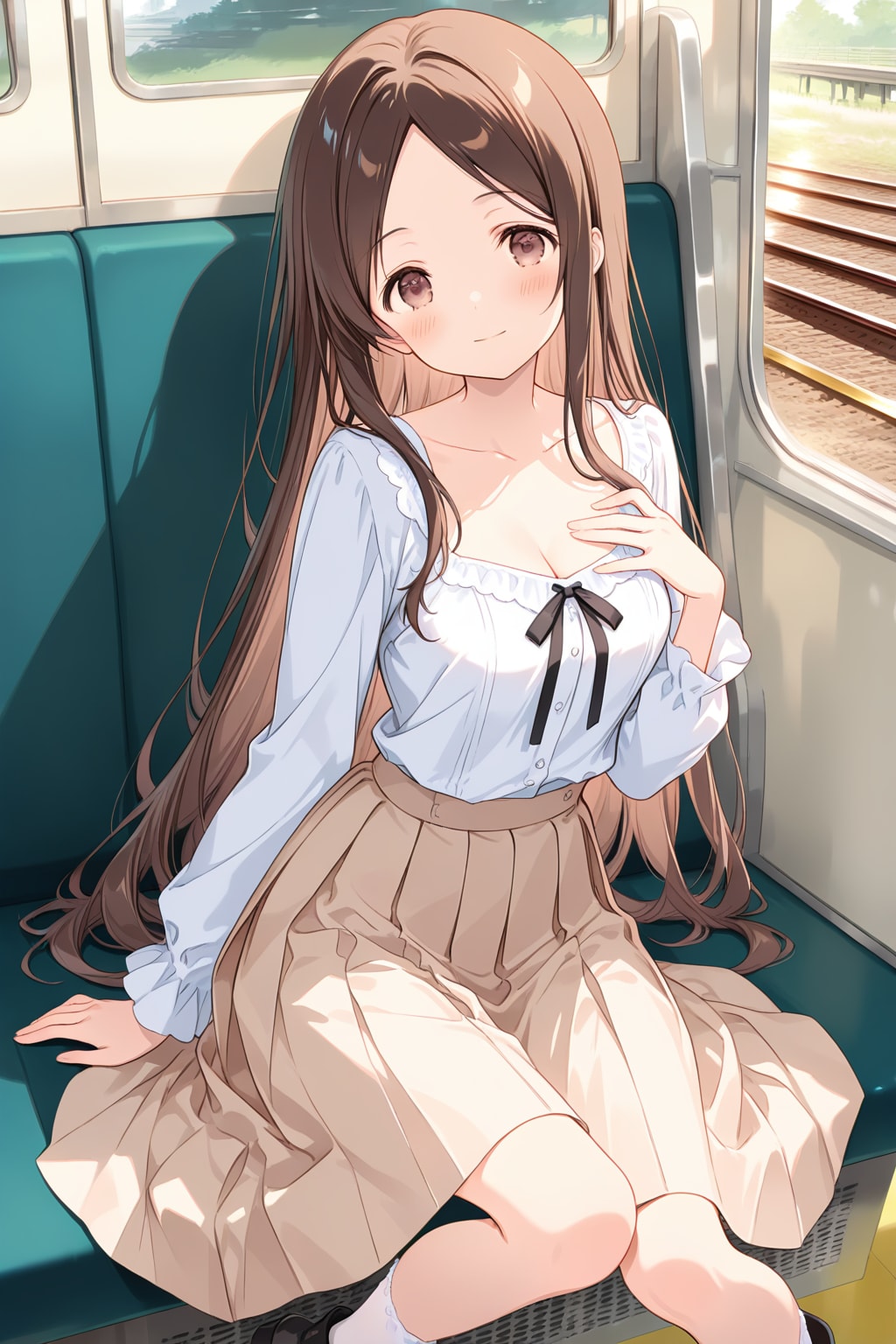 ある日の電車で『荷物大変そうですね。よかったら、隣どうぞ？』