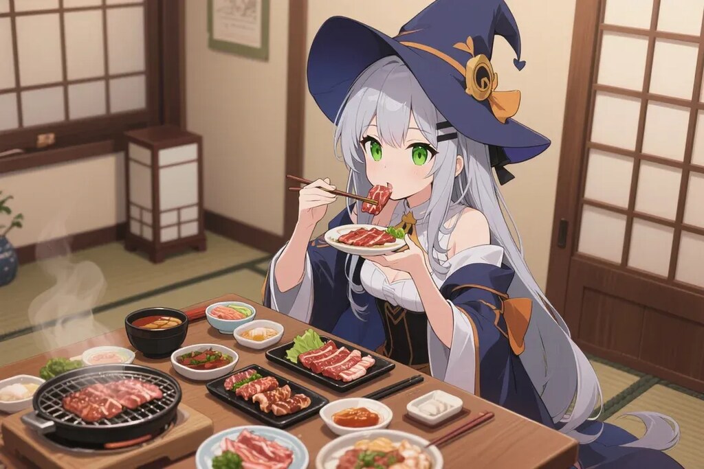 うちの子食事風景