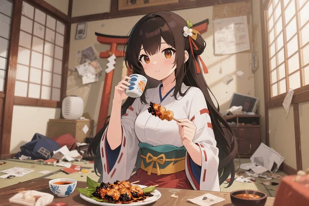 うちの子食事風景