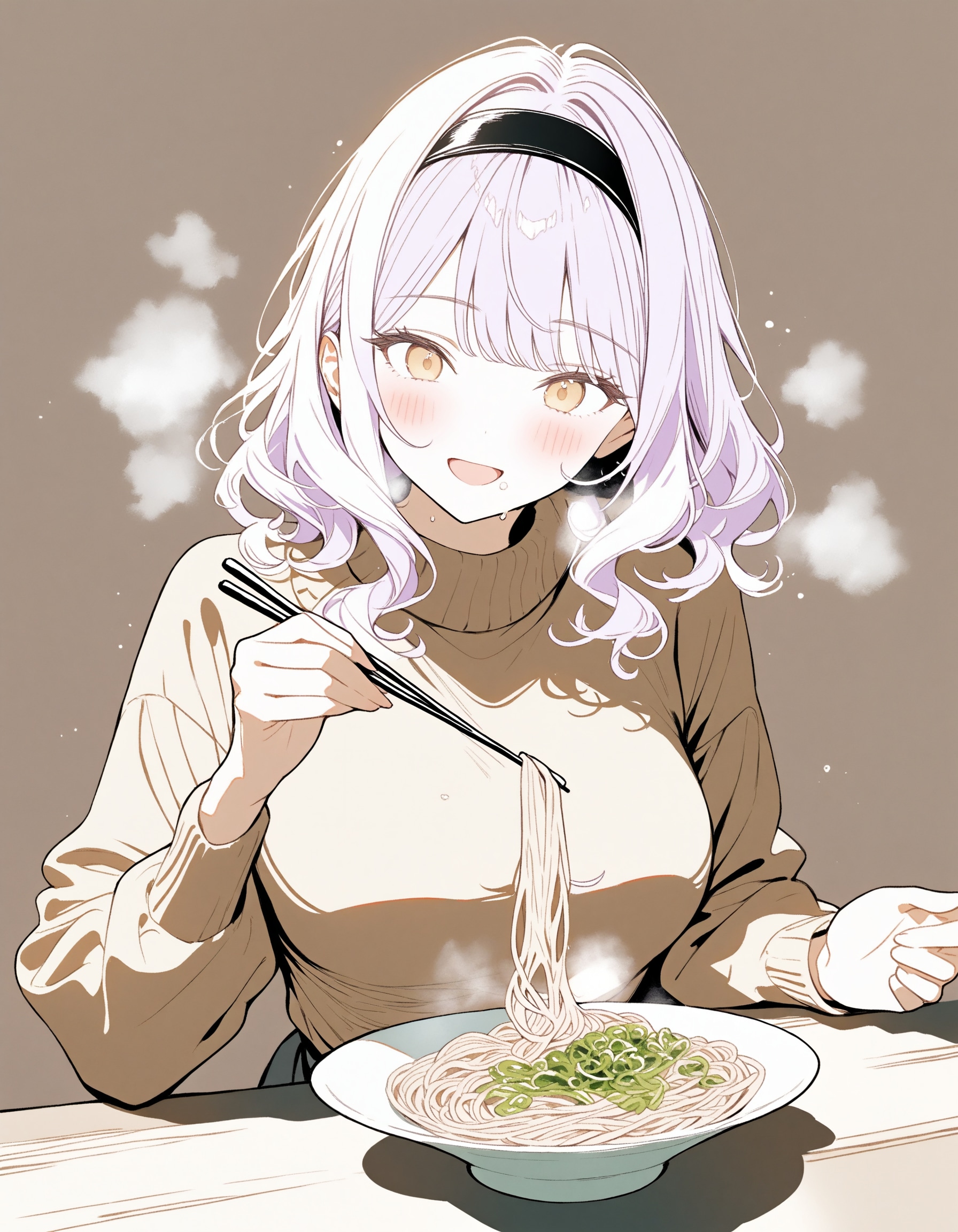 茶色背景姉さんXL | の人気AIイラスト・グラビア