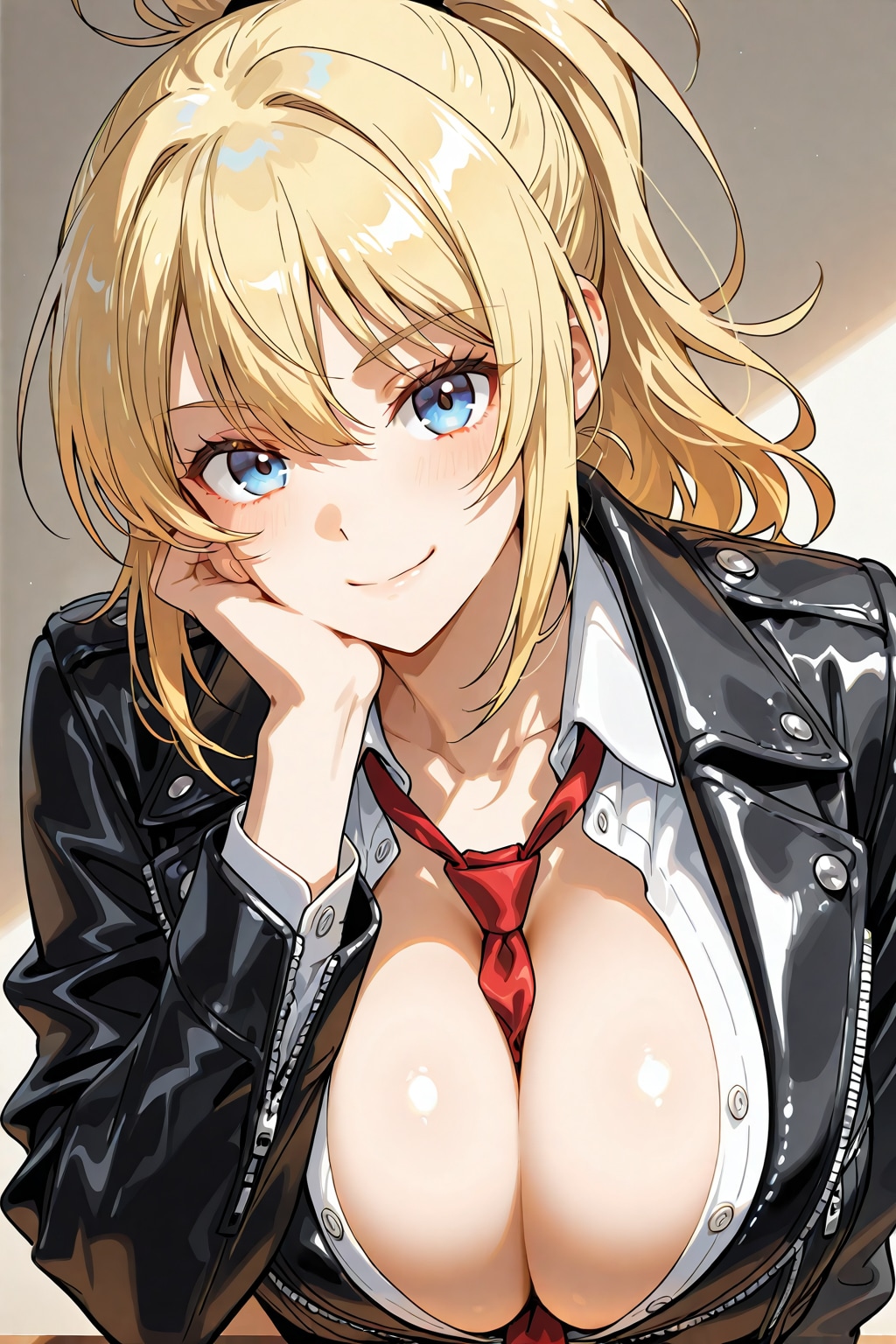 JK探偵・東雲カレン　顔のアップ