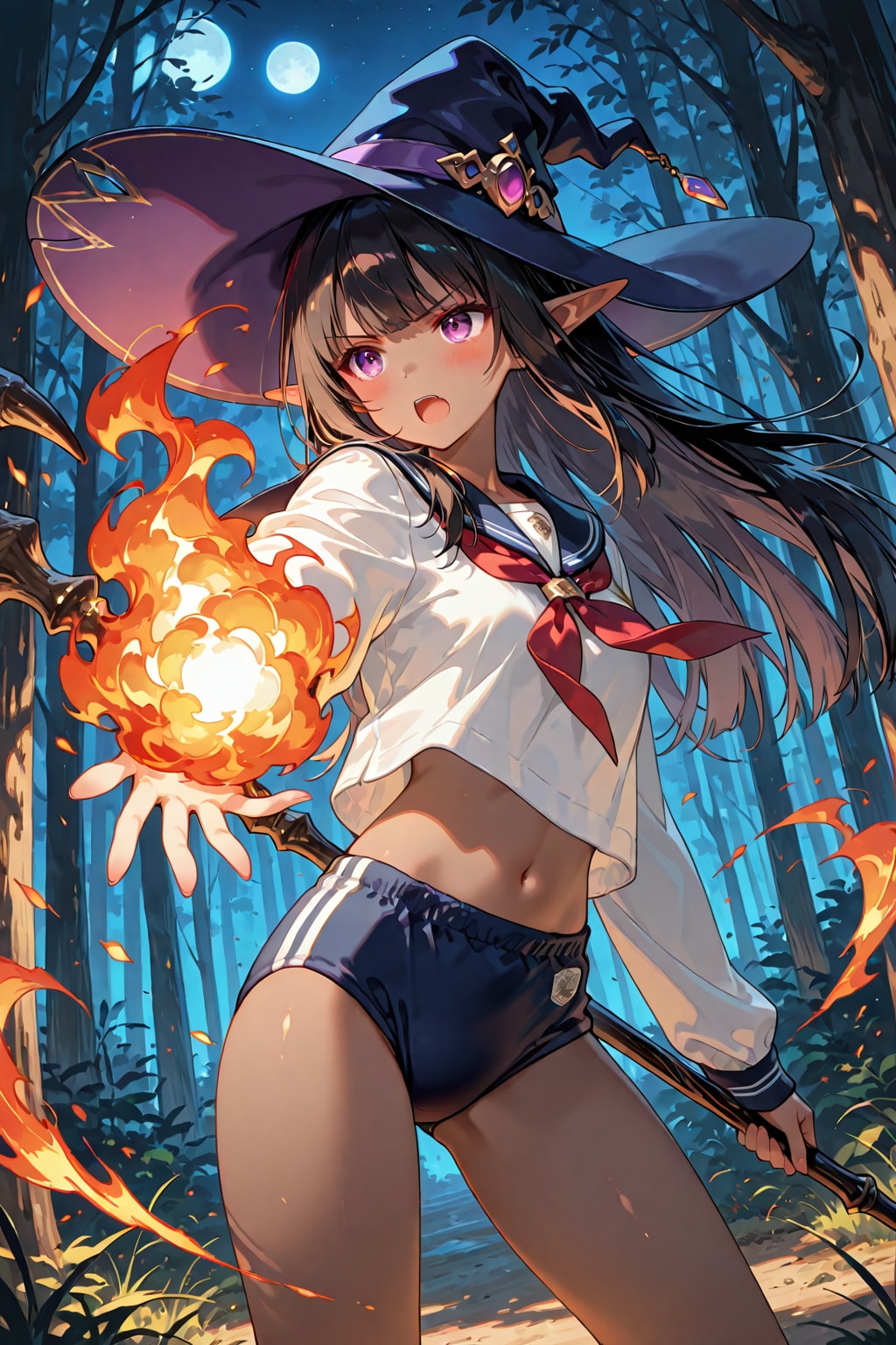 セーラーブルマほうつかい (BONSAI) | の人気AIイラスト・グラビア