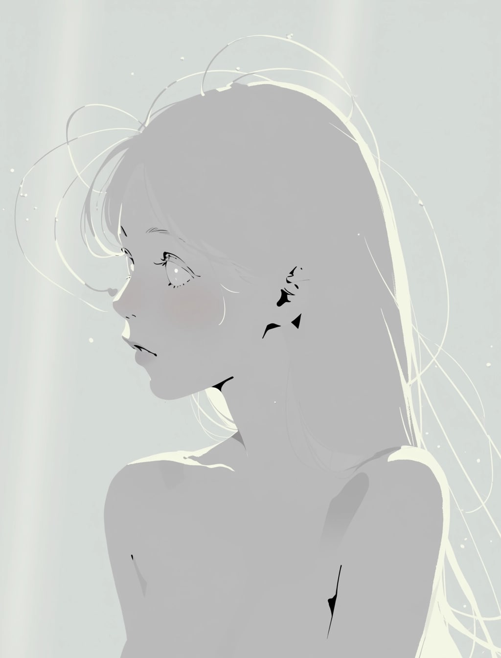 薄いヌード