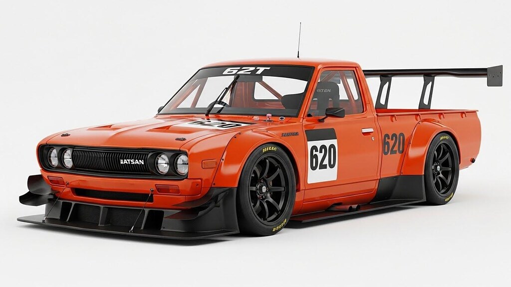 ダットサントラックレーシングカー