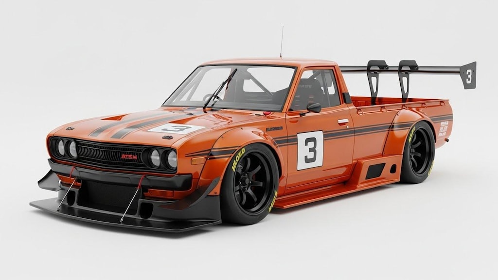 ダットサントラックレーシングカー