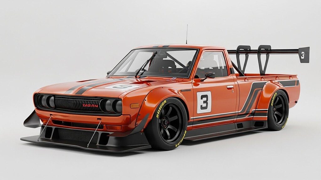 ダットサントラックレーシングカー