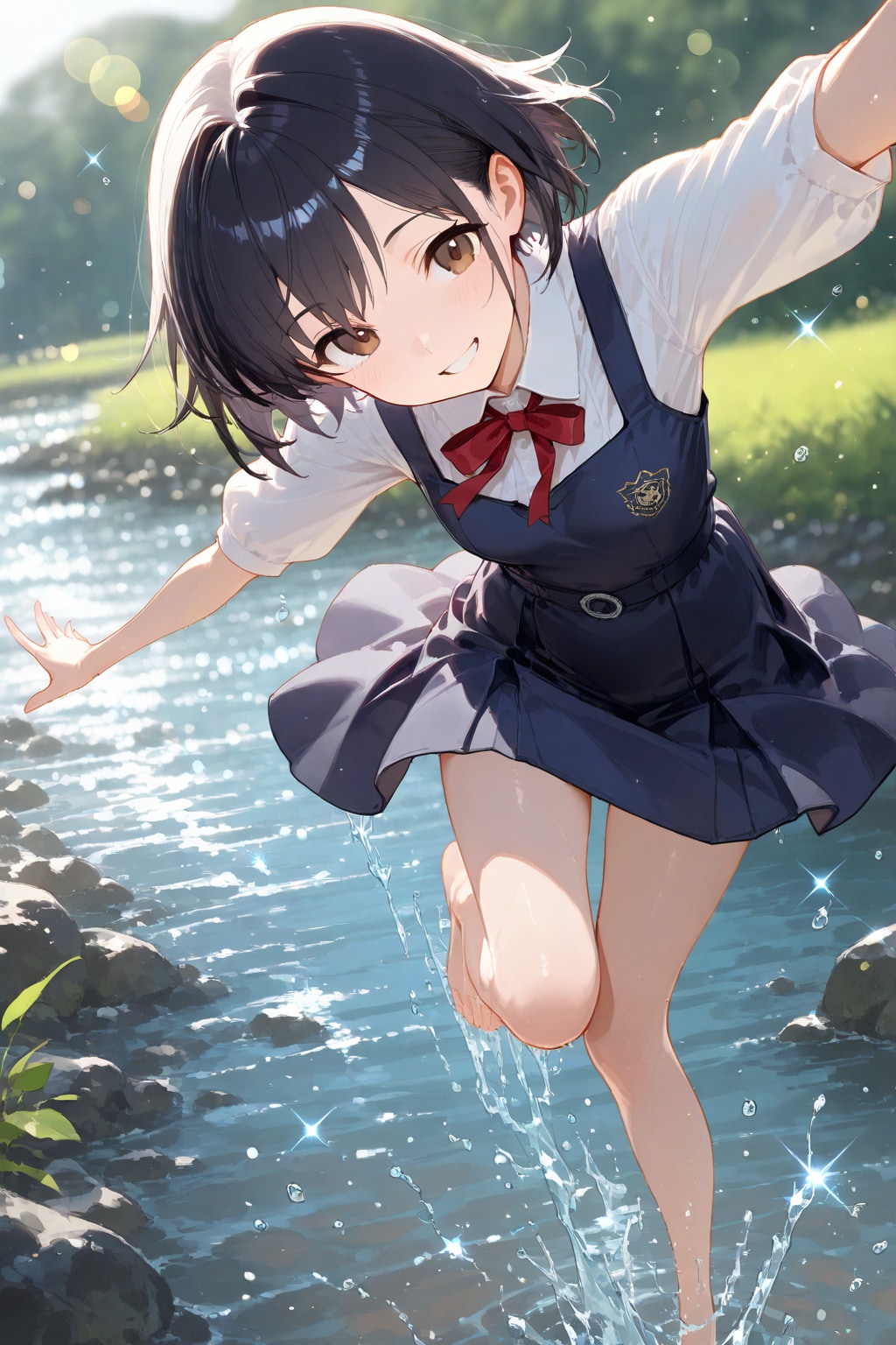 水遊び | の人気AIイラスト・グラビア