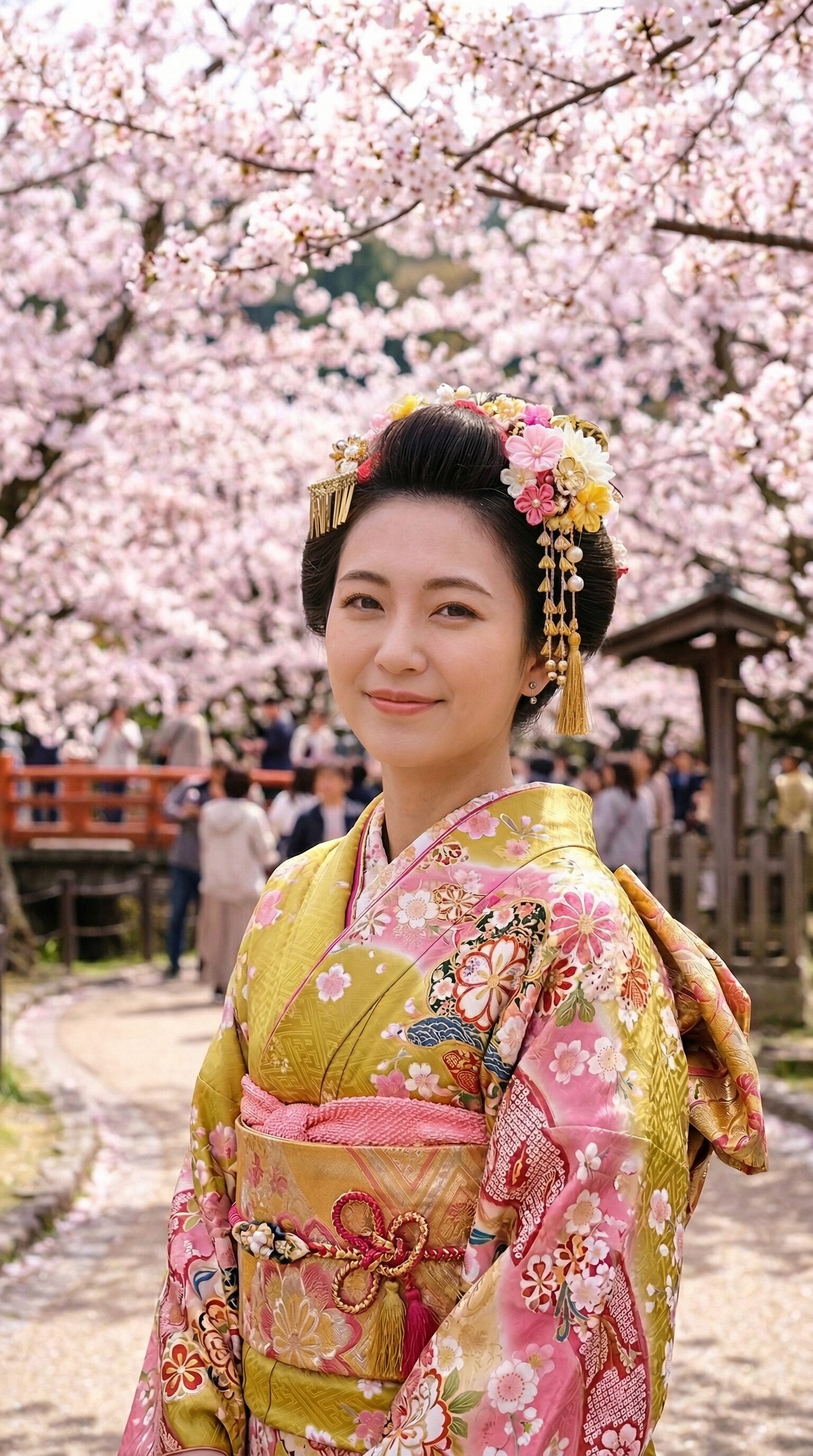 一足御先に花見。
