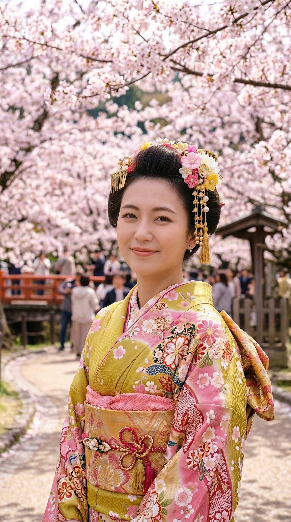 一足御先に花見。