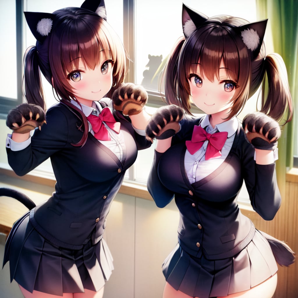 猫の日女子高生