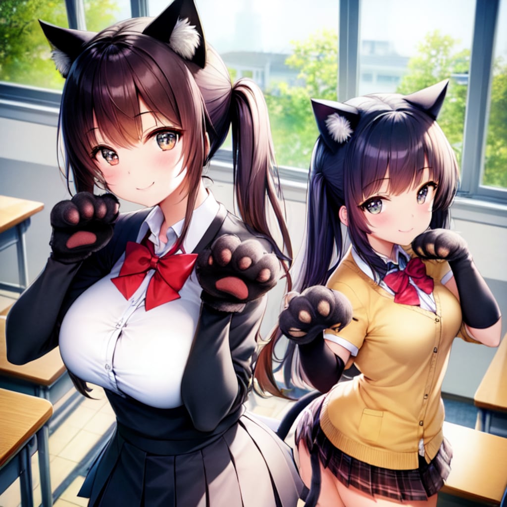 猫の日女子高生