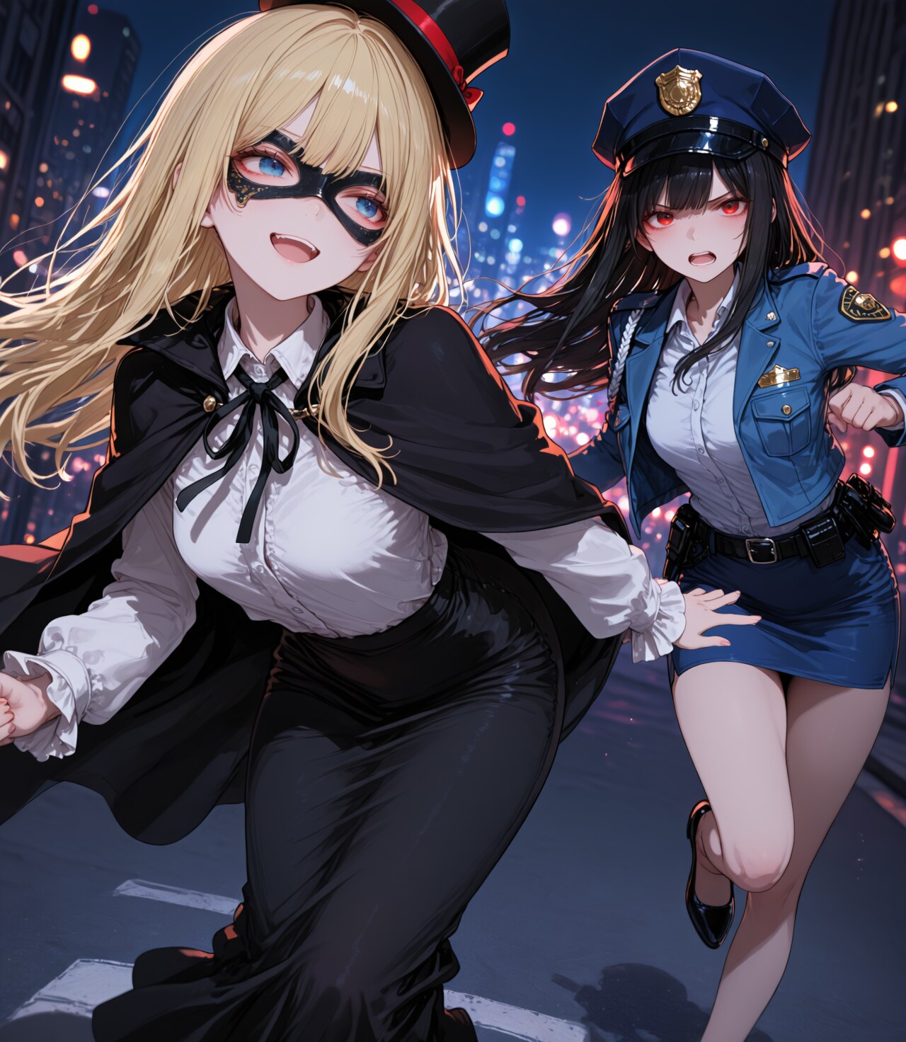 ロンス怪盗 vs ミニスカポリス