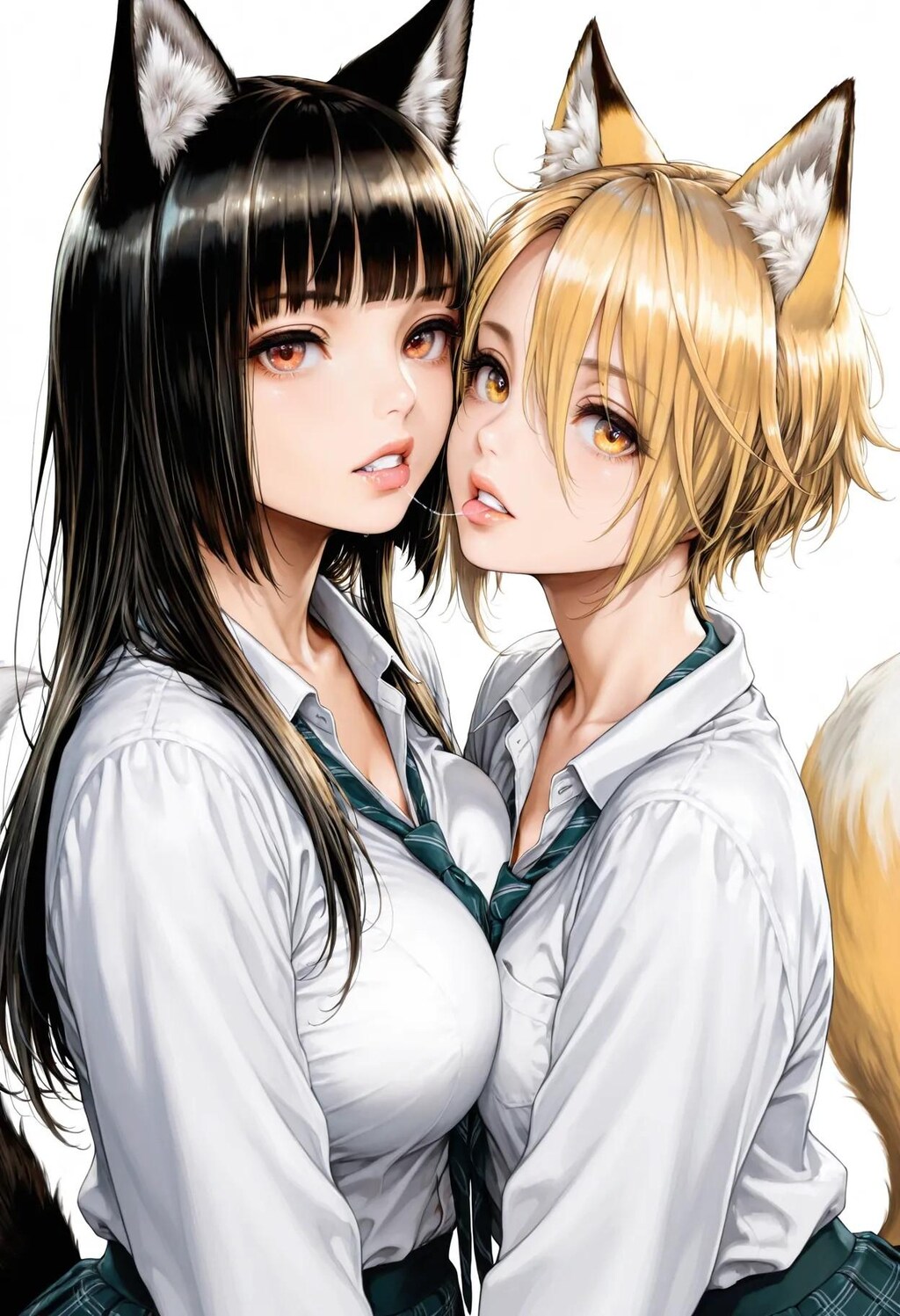 秋の百合キス祭り