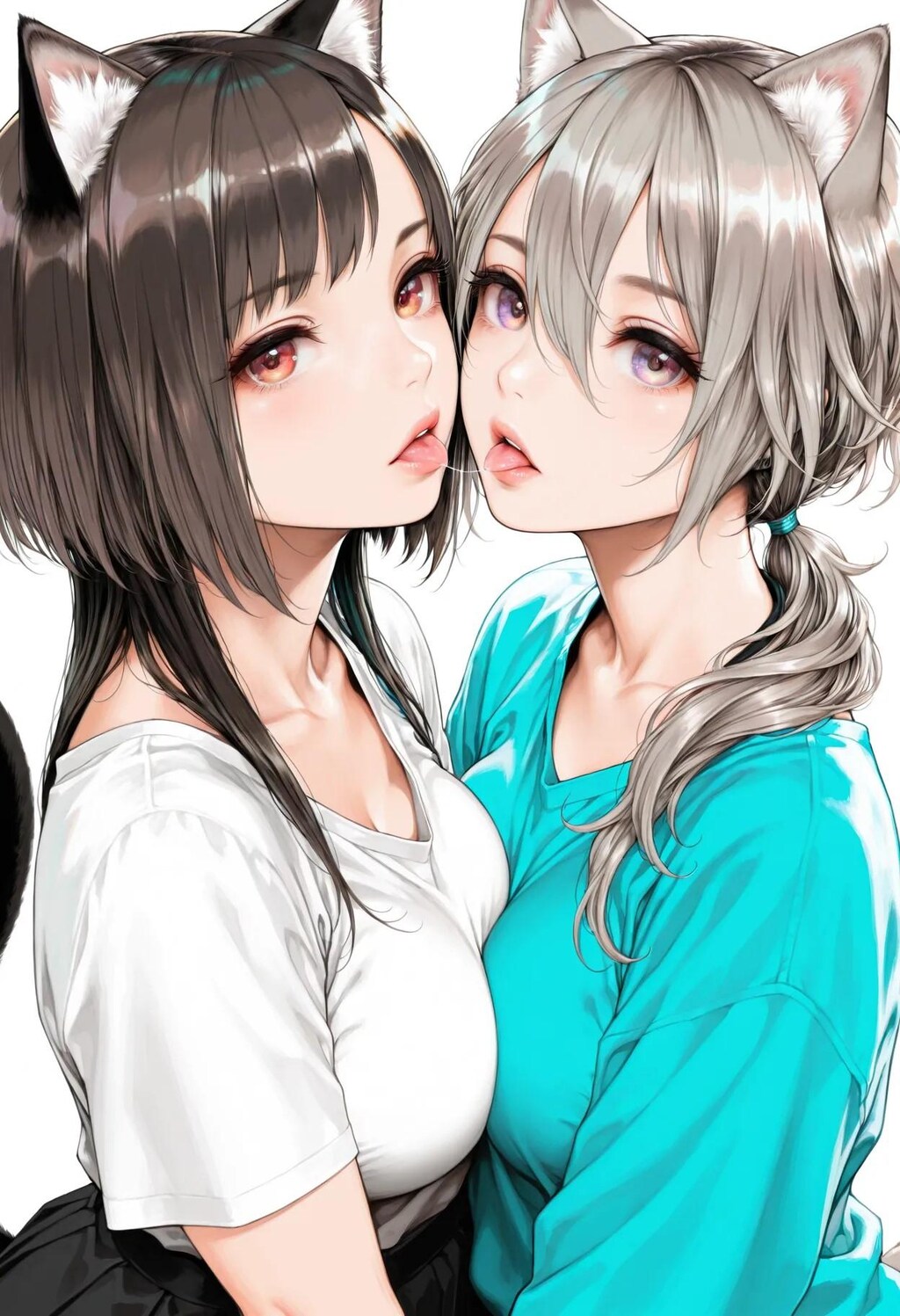 秋の百合キス祭り