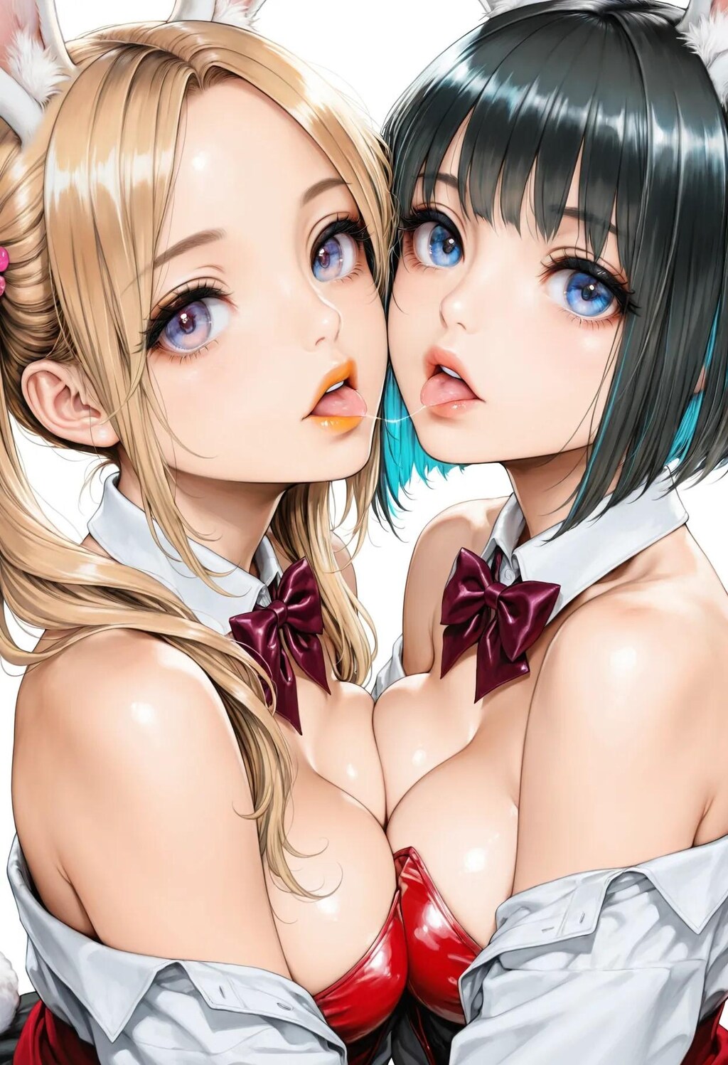 秋の百合キス祭り