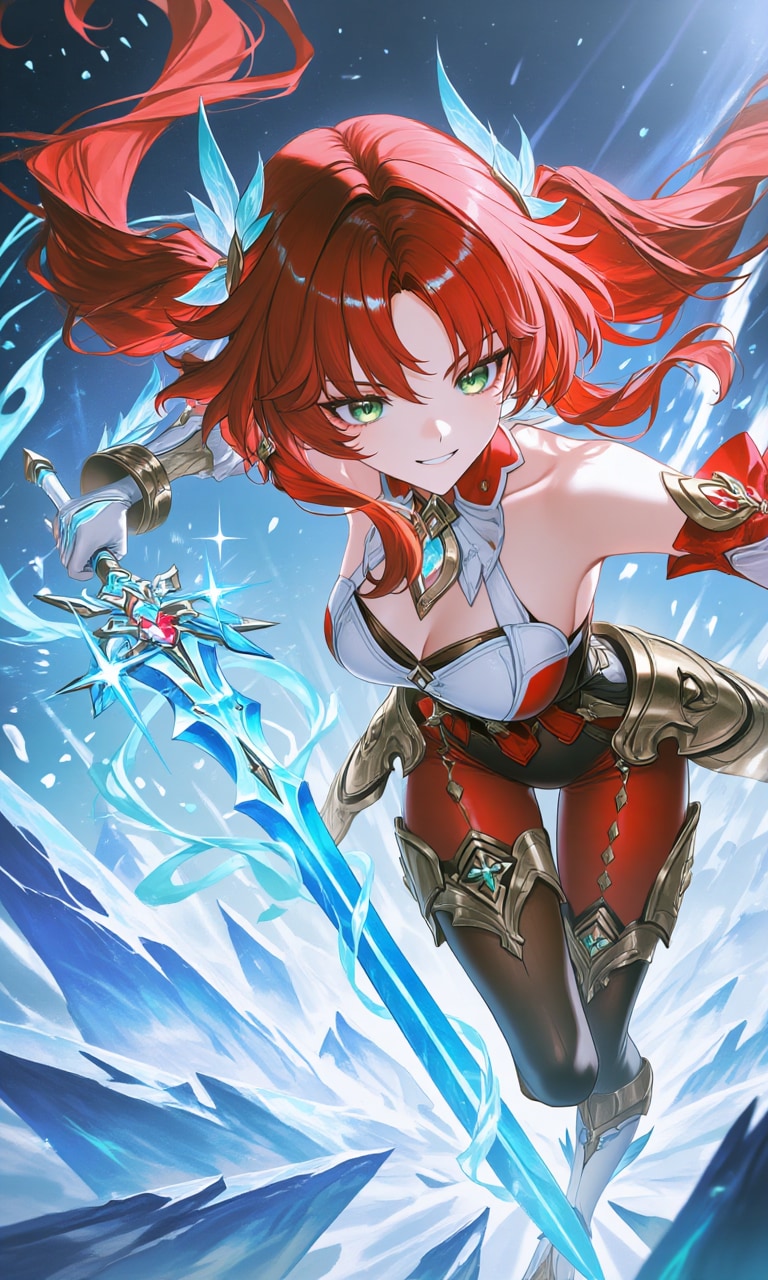 氷華の女剣士 | の人気AIイラスト・グラビア