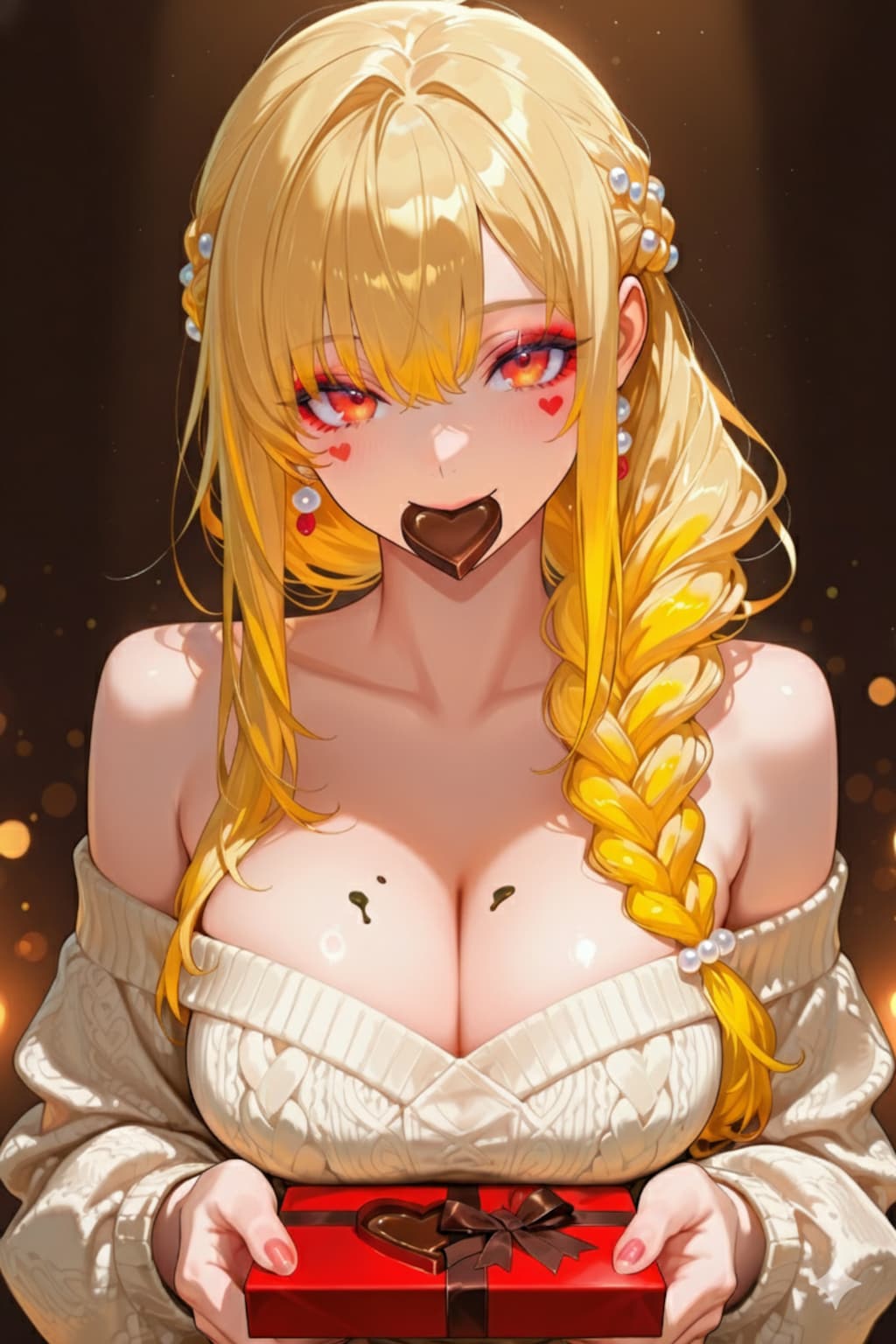 チョコとニットとアイシャドウ